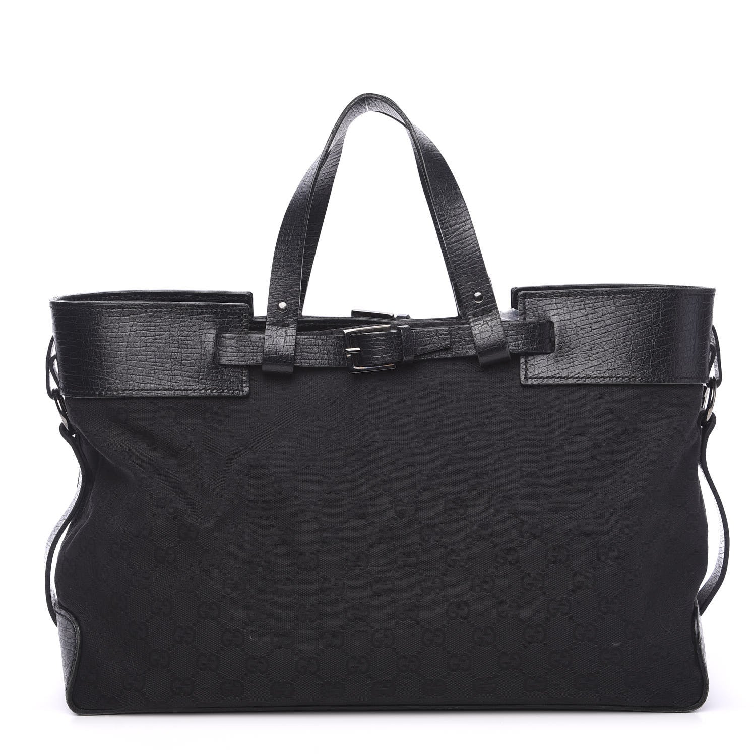 Gucci Monogram Large Tote Black 1 of 11