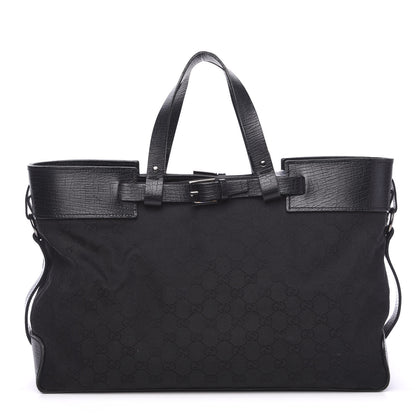 Gucci Monogram Large Tote Black 1 of 11