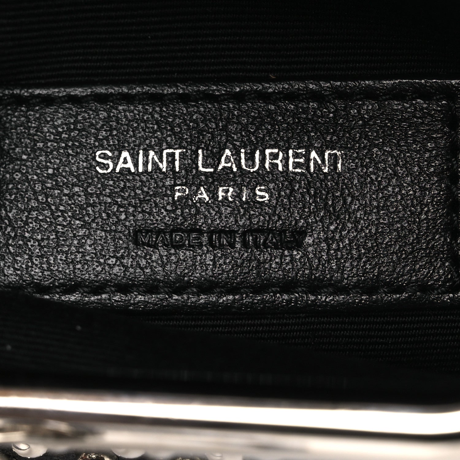 Saint Laurent Lambskin Studded Small Sac Charniere Black 6 of 11