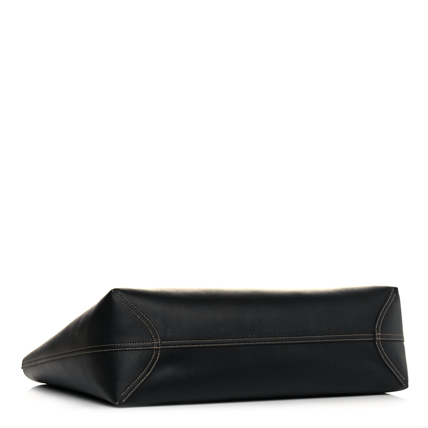 GG Supreme Monogram Large Reversible Tote Beige Black