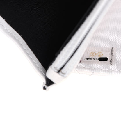 Chanel Caviar Quilted My Everything Wallet On Chain WOC White 8 of 17