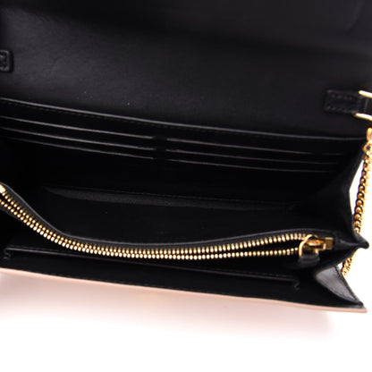 Alexander McQueen Pebbled Calfskin Skull Wallet on Chain Teint 5 of 12