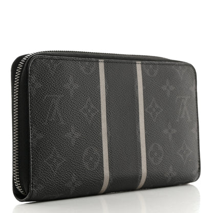 Louis Vuitton Monogram Eclipse Flash Fragment Zippy Organizer Wallet 3 of 9