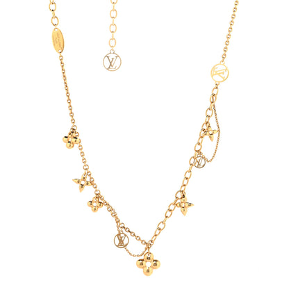 Louis Vuitton Metal Blooming Supple Necklace Gold 1 of 6