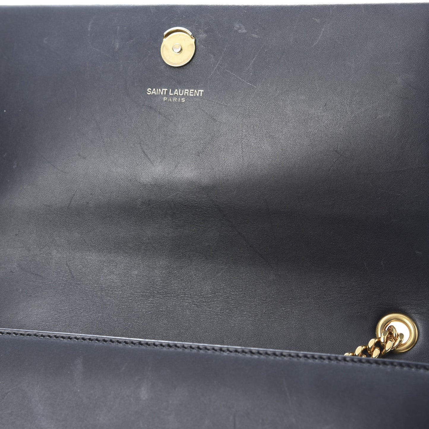 Smooth Calfskin Medium Classic Monogram Kate Tassel Satchel Black