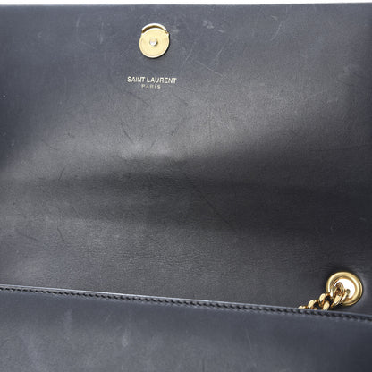 Saint Laurent Smooth Calfskin Medium Classic Monogram Kate Tassel Satchel Black 14 of 19