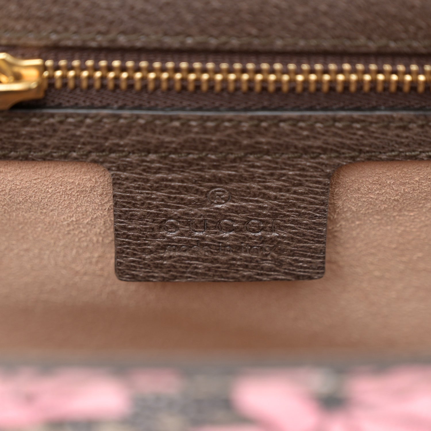 Gucci GG Supreme Monogram Bengal Medium Padlock Shoulder Bag Beige Pink 6 of 12