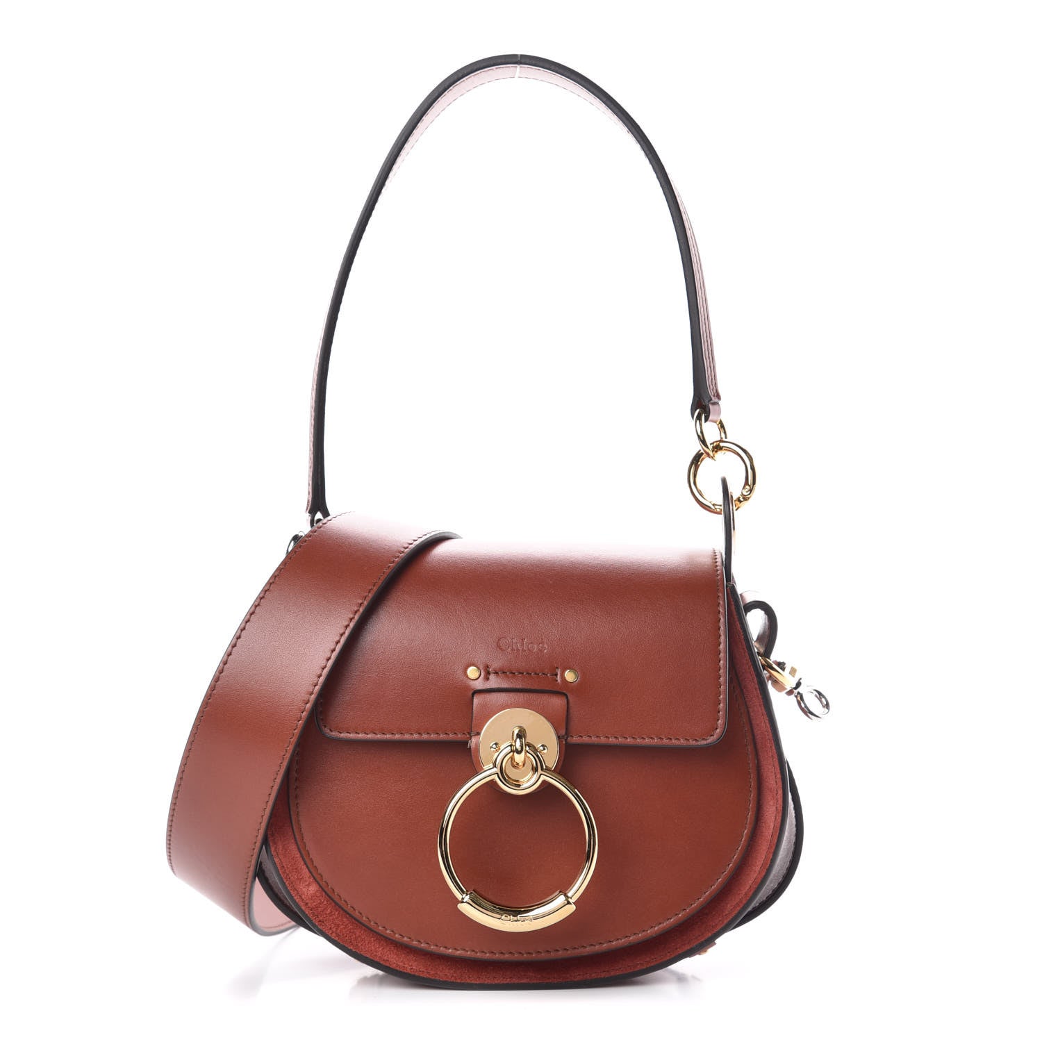 Chloe Calfskin Small Tess Bag Sepia Brown 1 of 9