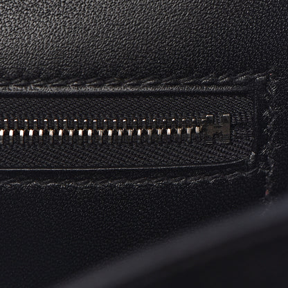Hermes Epsom Enamel Constance 24 Black Bleu Saint Cyr 19 of 27