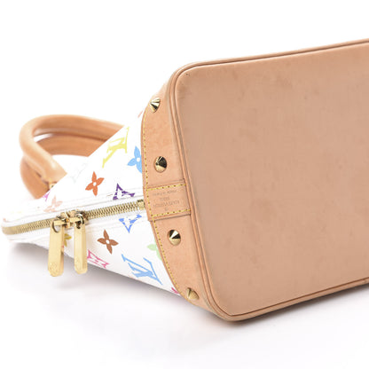 Louis Vuitton Monogram Multicolor Alma White 7 of 9