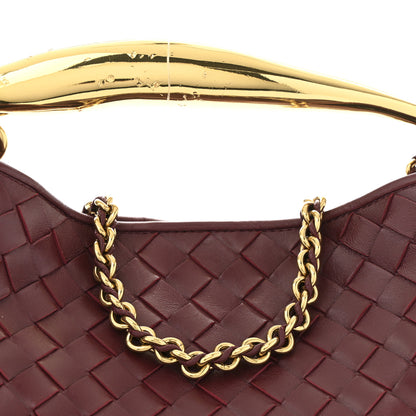 Bottega Veneta Nappa Intrecciato Sardine With Chain Bag Barolo 8 of 10