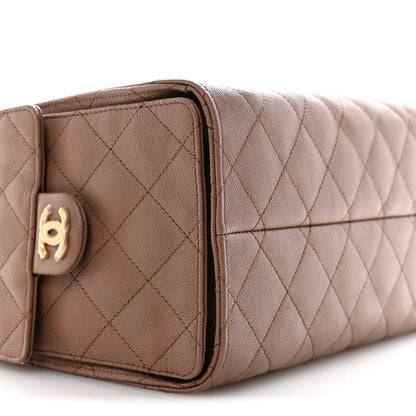 Chanel Caviar Quilted Small Chanel 25 Handbag Brown 9 of 10