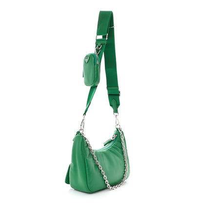 Prada Nappa Soft Padded Re-Edition 2005 Shoulder Bag Mango 3 of 10