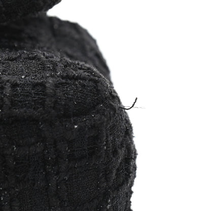 Chanel Tweed Quilted Medium Chanel 19 Flap Black 11 of 12