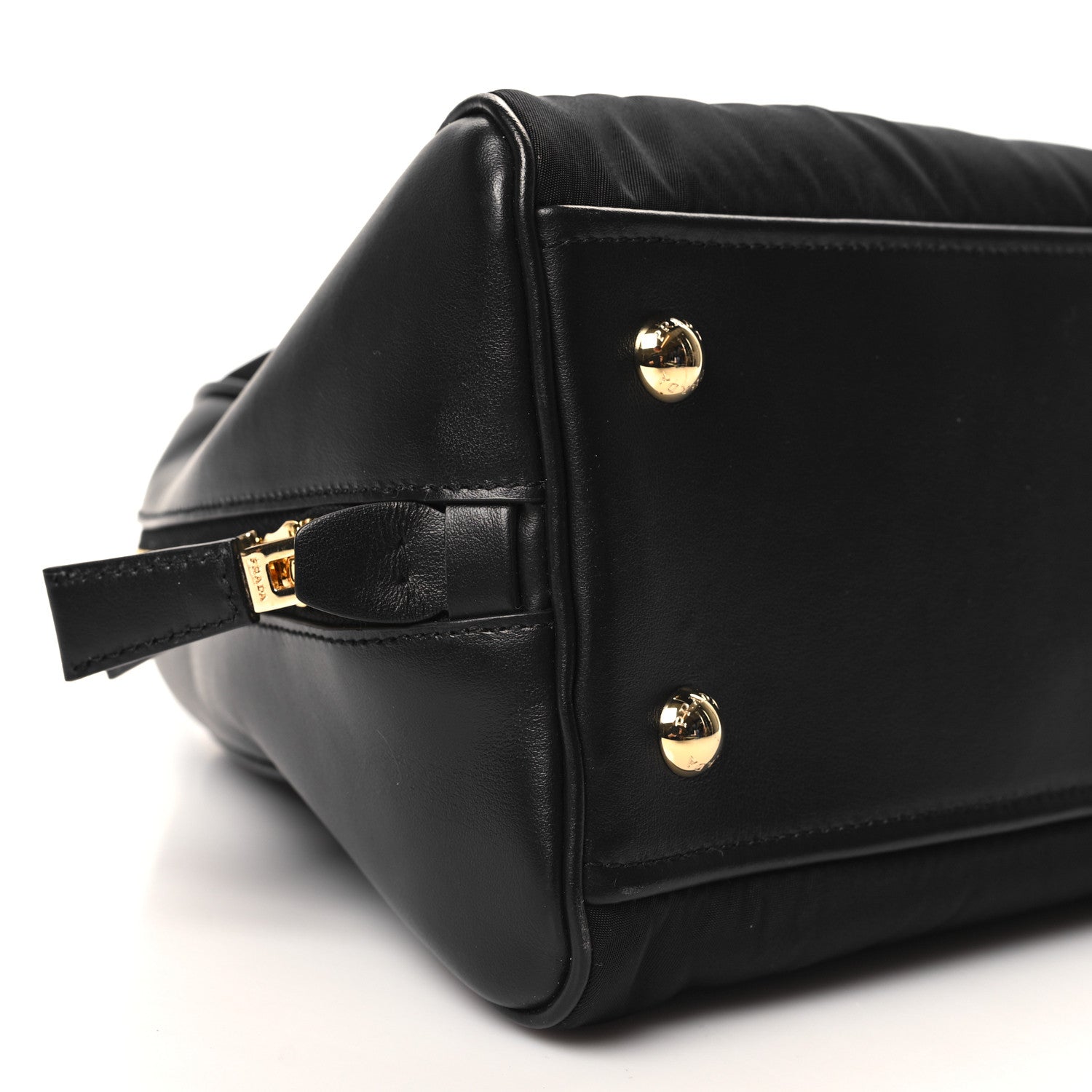 Prada Re-Nylon Tesutto Nappa Medium Re-Edition 1978 Bowler Bag Black 8 of 9