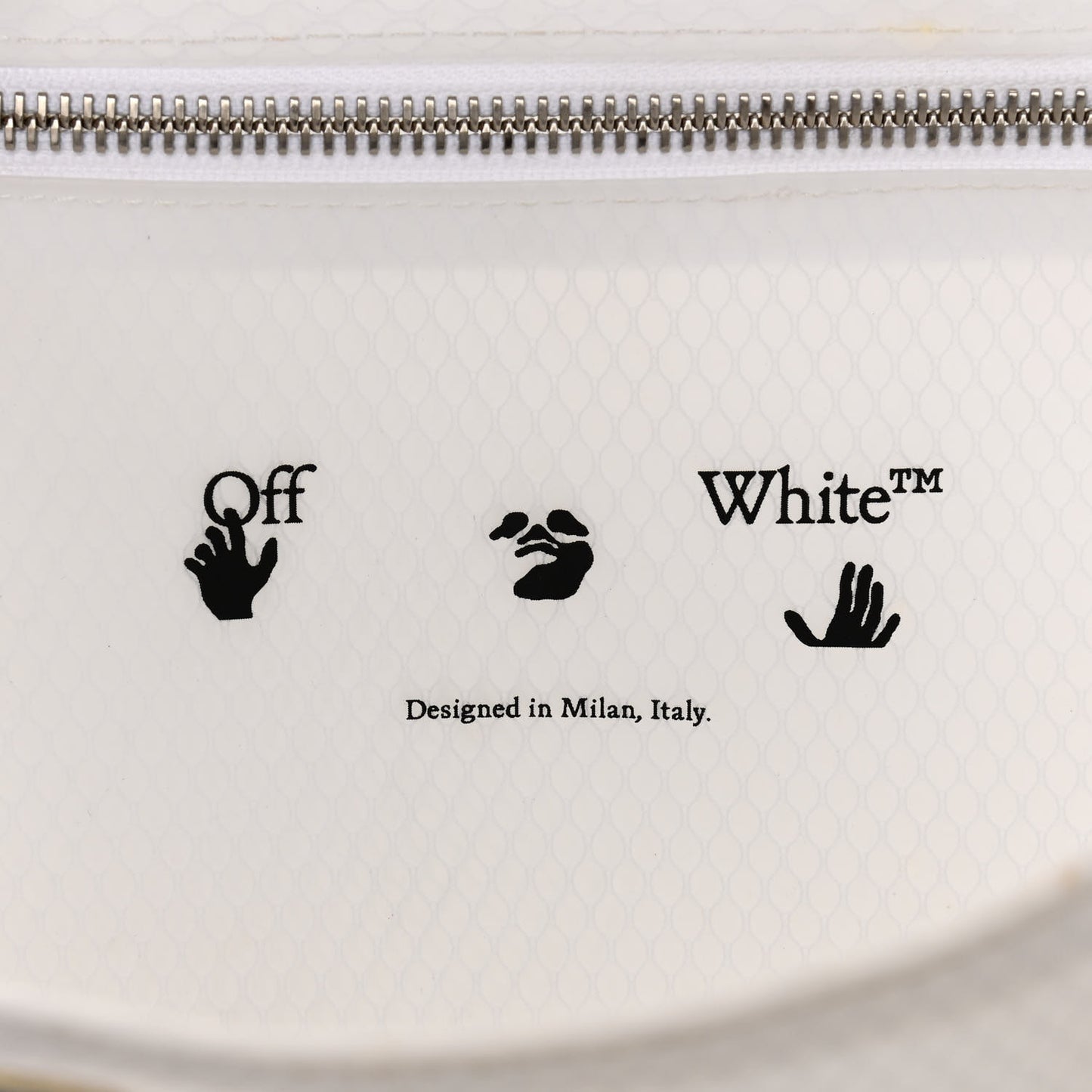 Nylon Sculpture Tote Bag White
