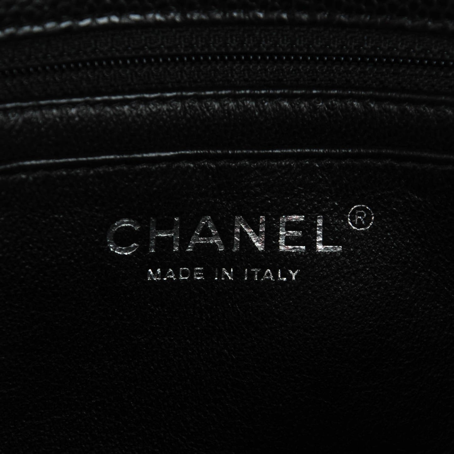 Caviar Quilted Mini Rectangular Flap Black
