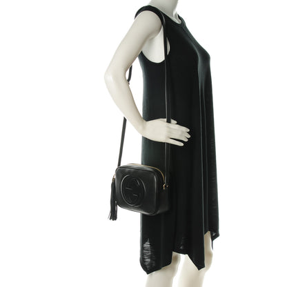 Gucci Pebbled Calfskin Small Soho Disco Bag Black 2 of 7
