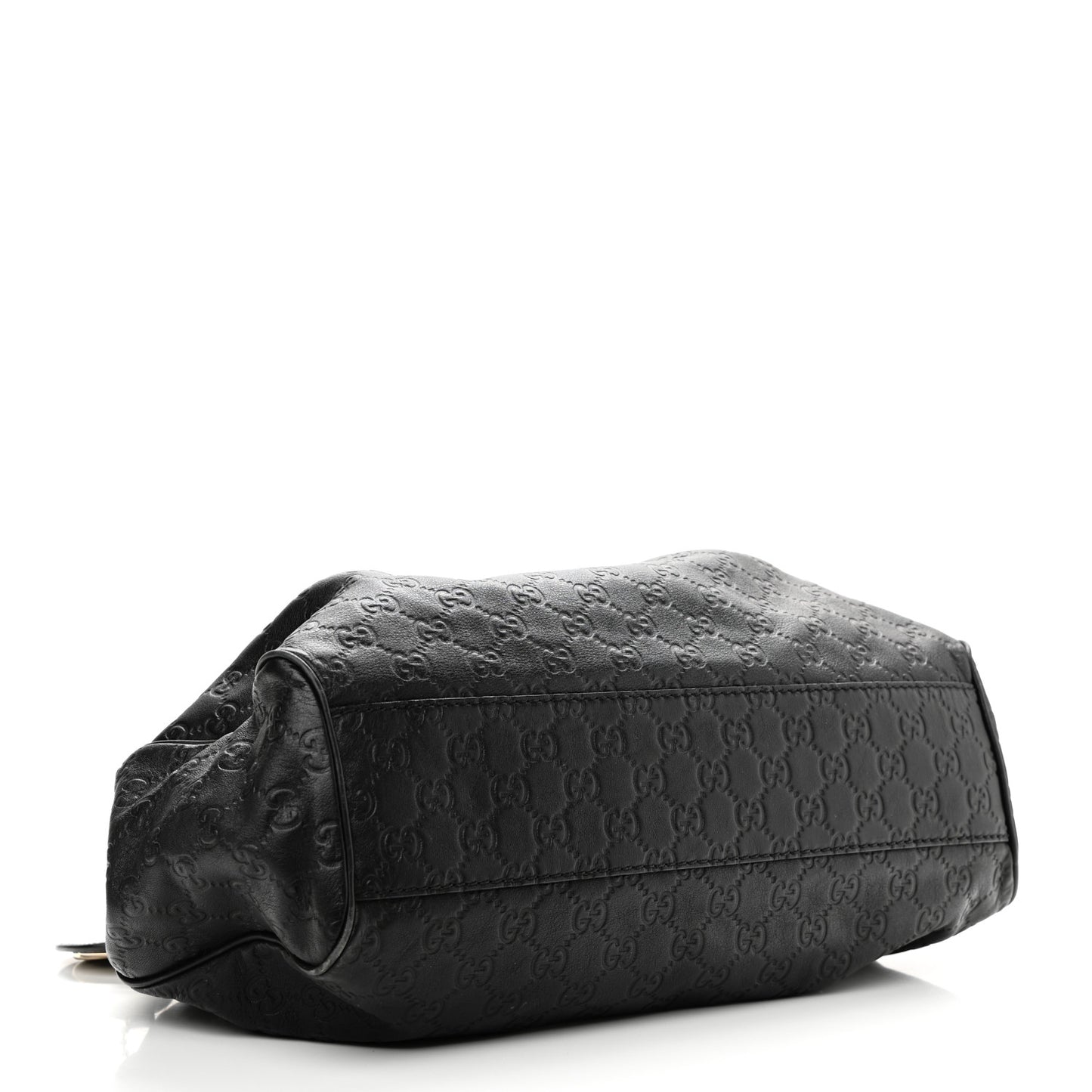 Guccissima Medium Sukey Tote Black