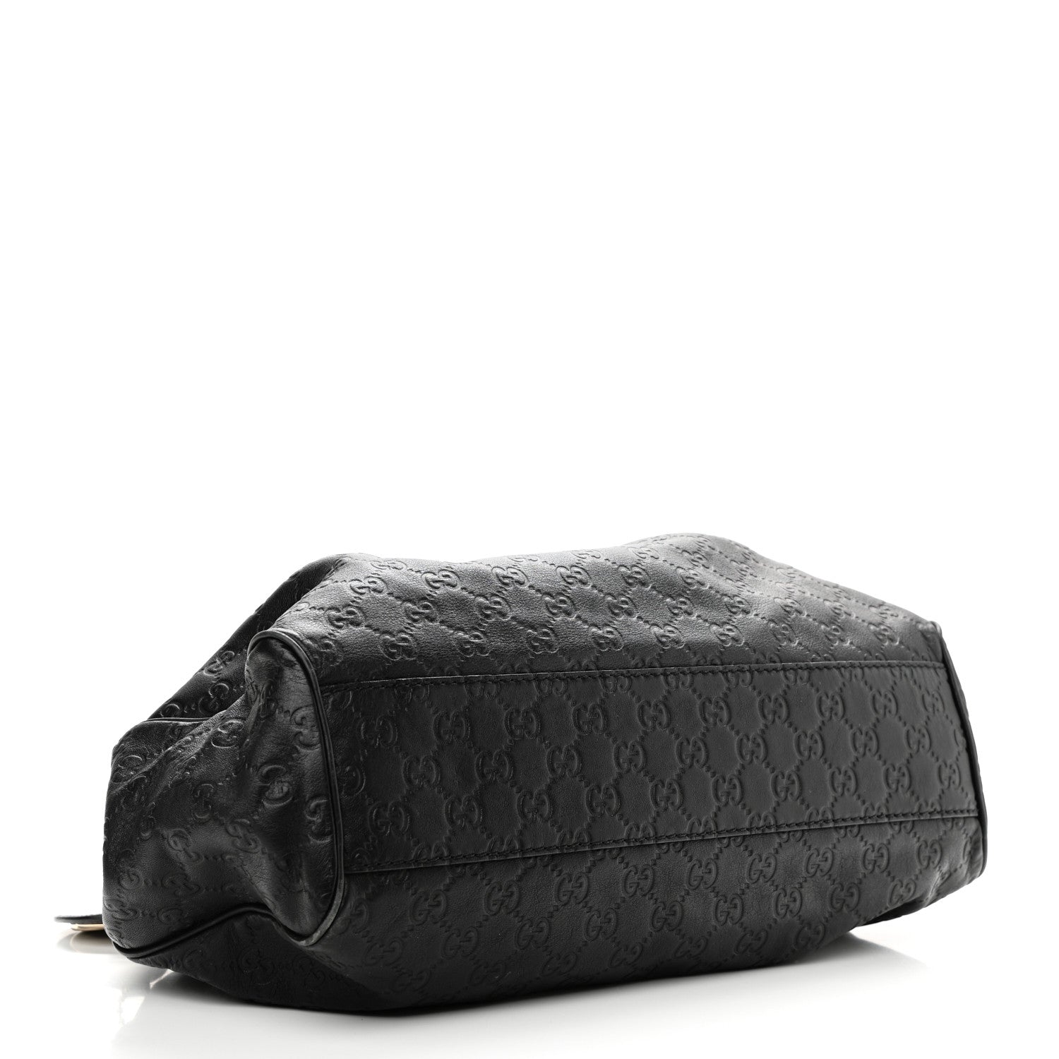 Gucci Guccissima Medium Sukey Tote Black 4 of 10