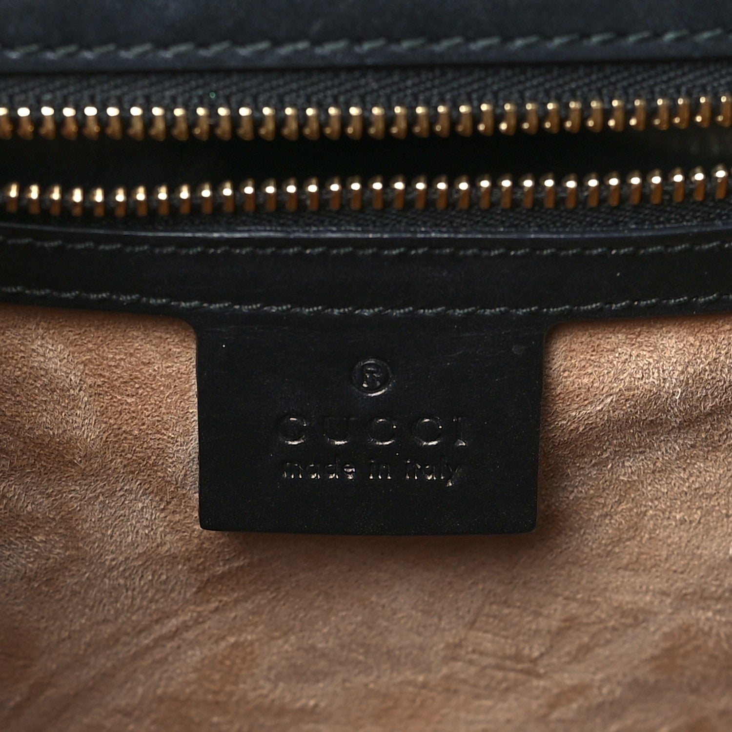 Gucci Guccissima Medium Sylvie Top Handle Bag Black Pink 6 of 9