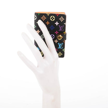 Louis Vuitton Monogram Multicolor Carnet de Bal Mini Agenda Cover Black 2 of 7