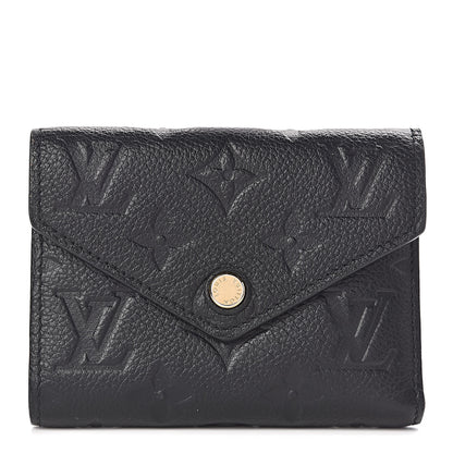Louis Vuitton Empreinte Victorine Wallet Black 1 of 8
