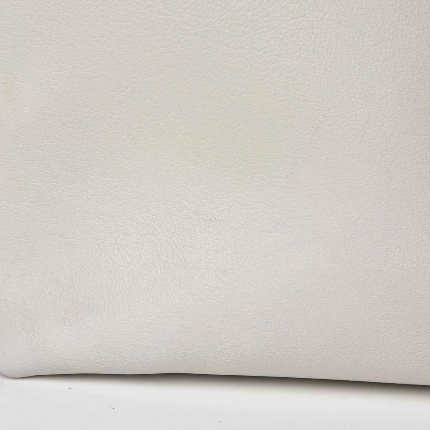 Calfskin Large Shopping Tote Porcellana