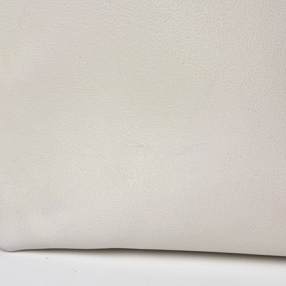 Saint Laurent Calfskin Large Shopping Tote Porcellana 15 of 15