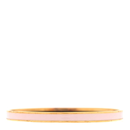 Hermes Enamel Uni Bangle 65 Rose Candeur 1 of 4