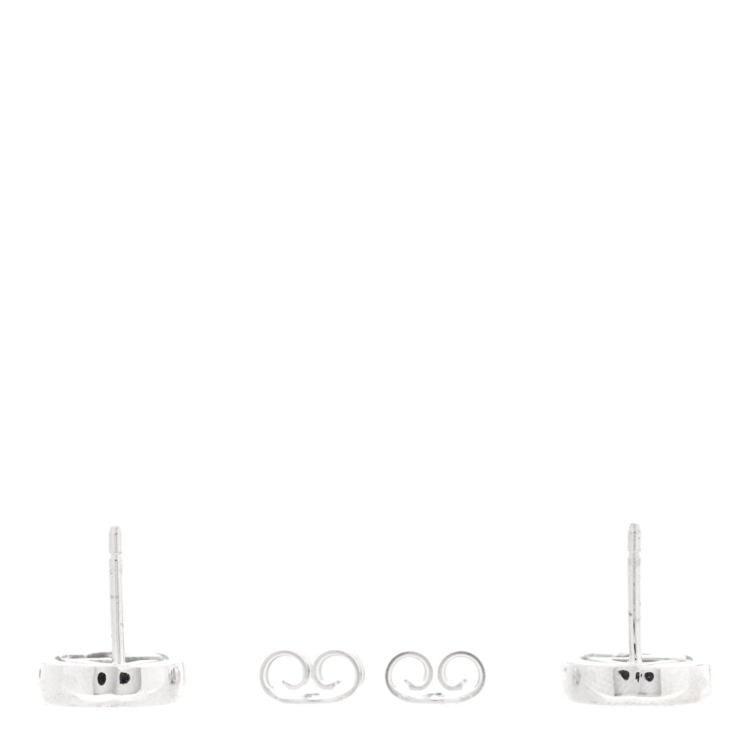 Gucci Sterling Silver Interlocking GG Stud Earrings 3 of 4