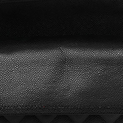 Chanel Caviar Quilted Jumbo Double Flap Black 12 of 14