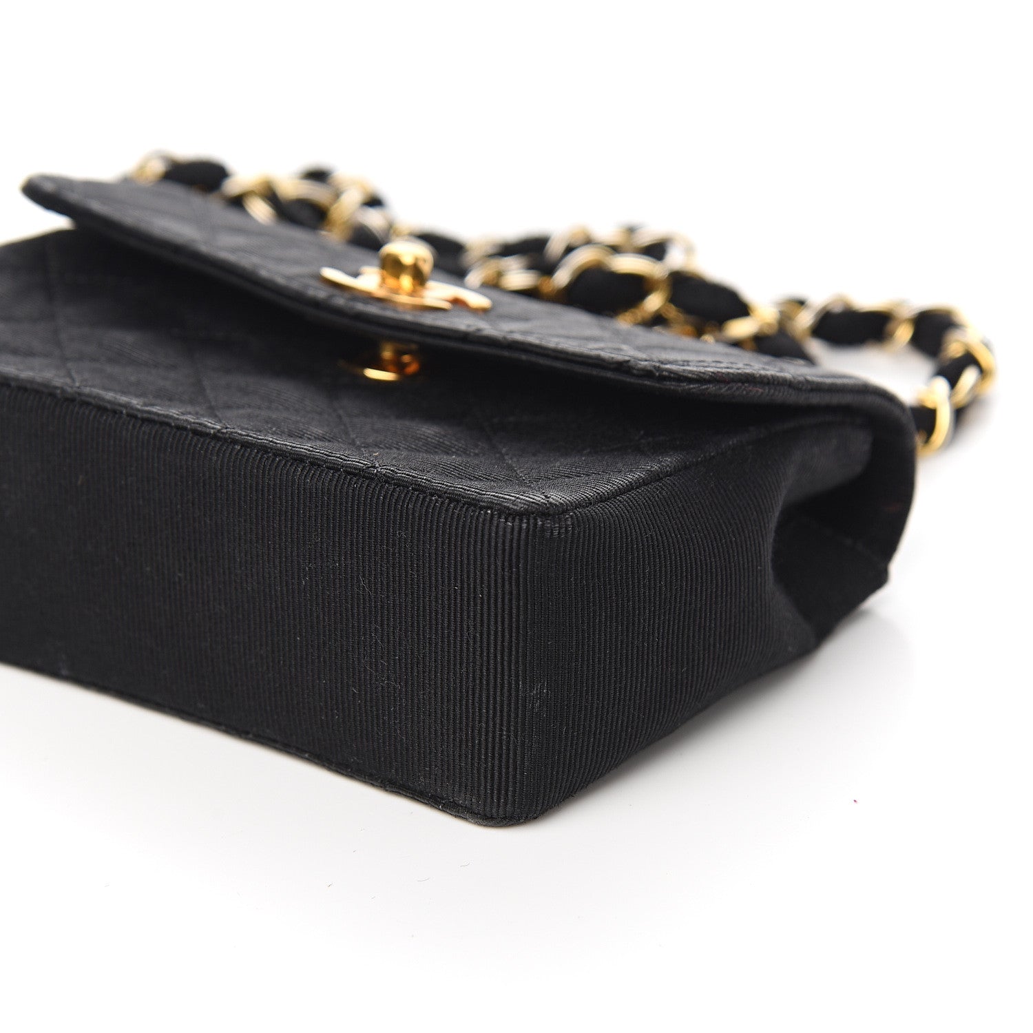 Chanel Jersey Quilted Mini Square Flap Black 10 of 11