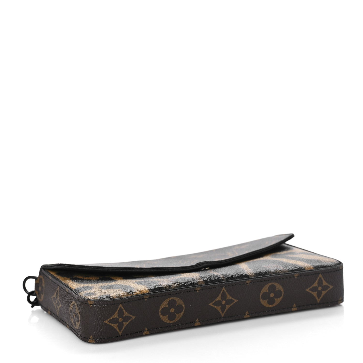Louis Vuitton Monogram Animal Print Pochette Felicie Chain Wallet 5 of 10