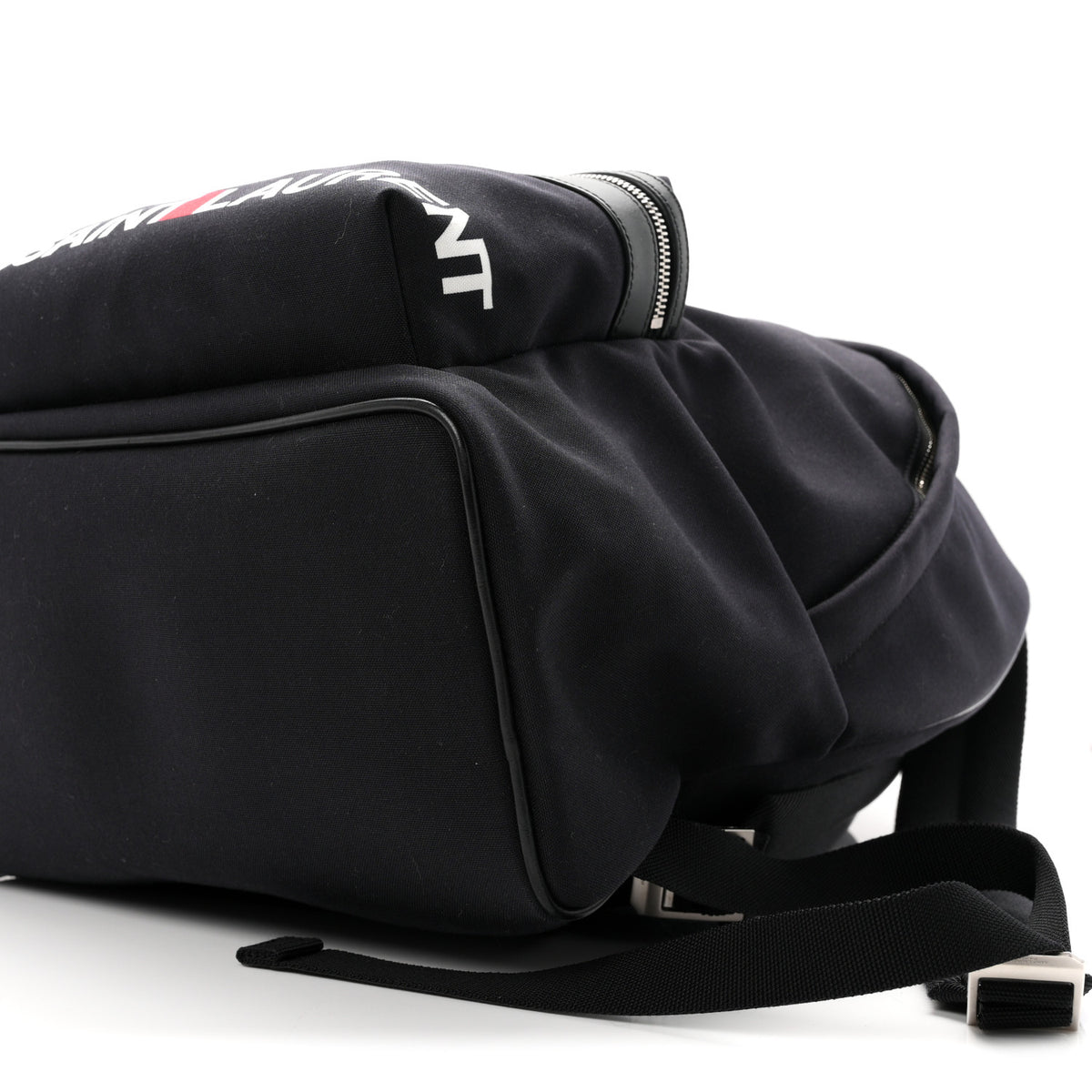 Saint Laurent Canvas Logo City Backpack Black 9 of 9