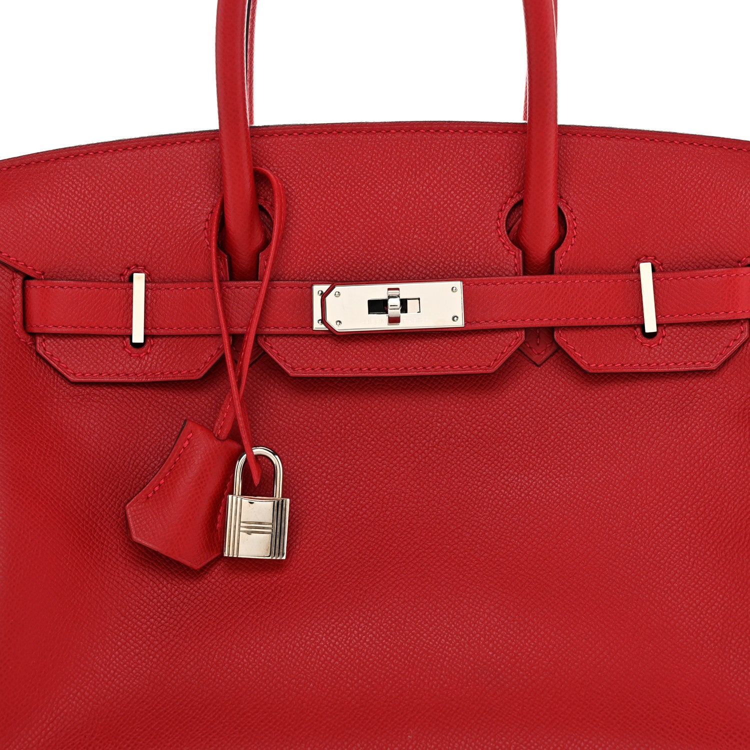 Hermes Epsom Birkin 30 Rouge Casaque 8 of 13