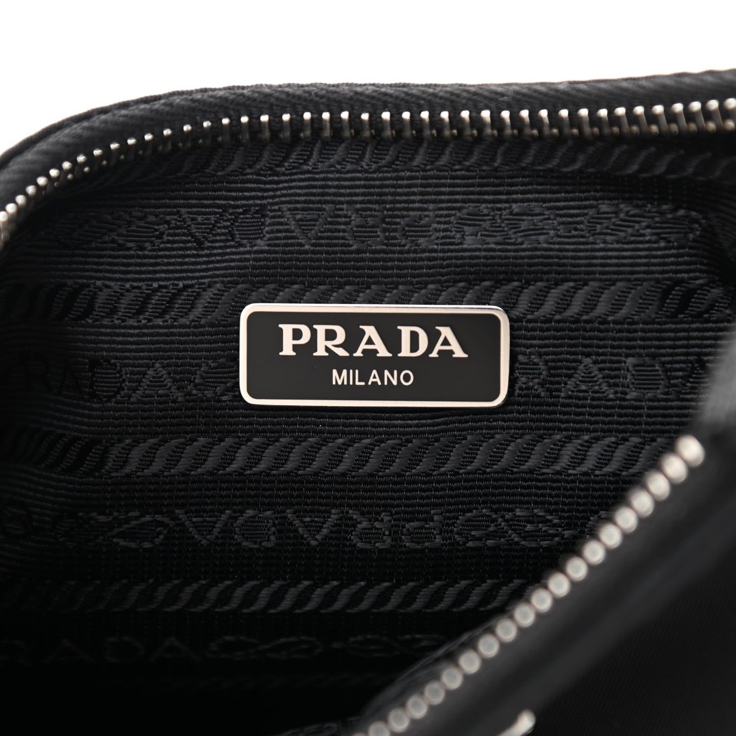 Prada Nylon Re-Edition 2005 Shoulder Bag Black 7 of 10