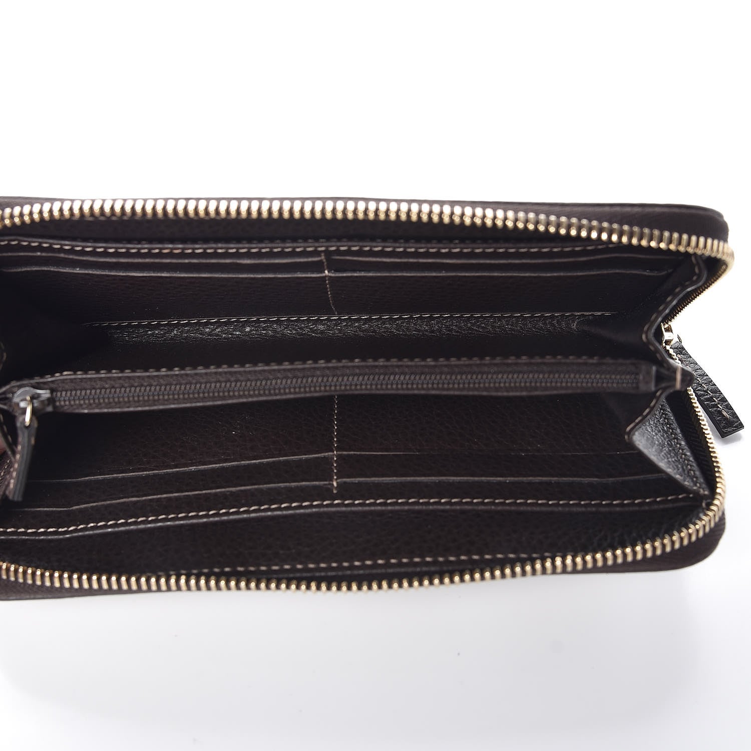 Gucci Crystal Monogram Zip Around Wallet Brown 5 of 7