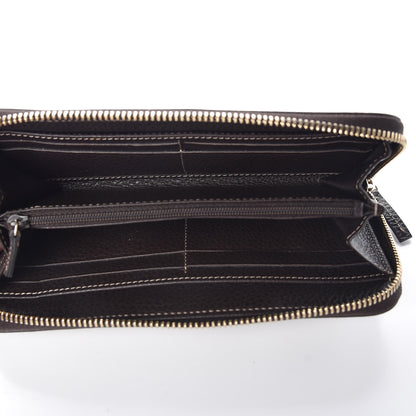 Gucci Crystal Monogram Zip Around Wallet Brown 5 of 7