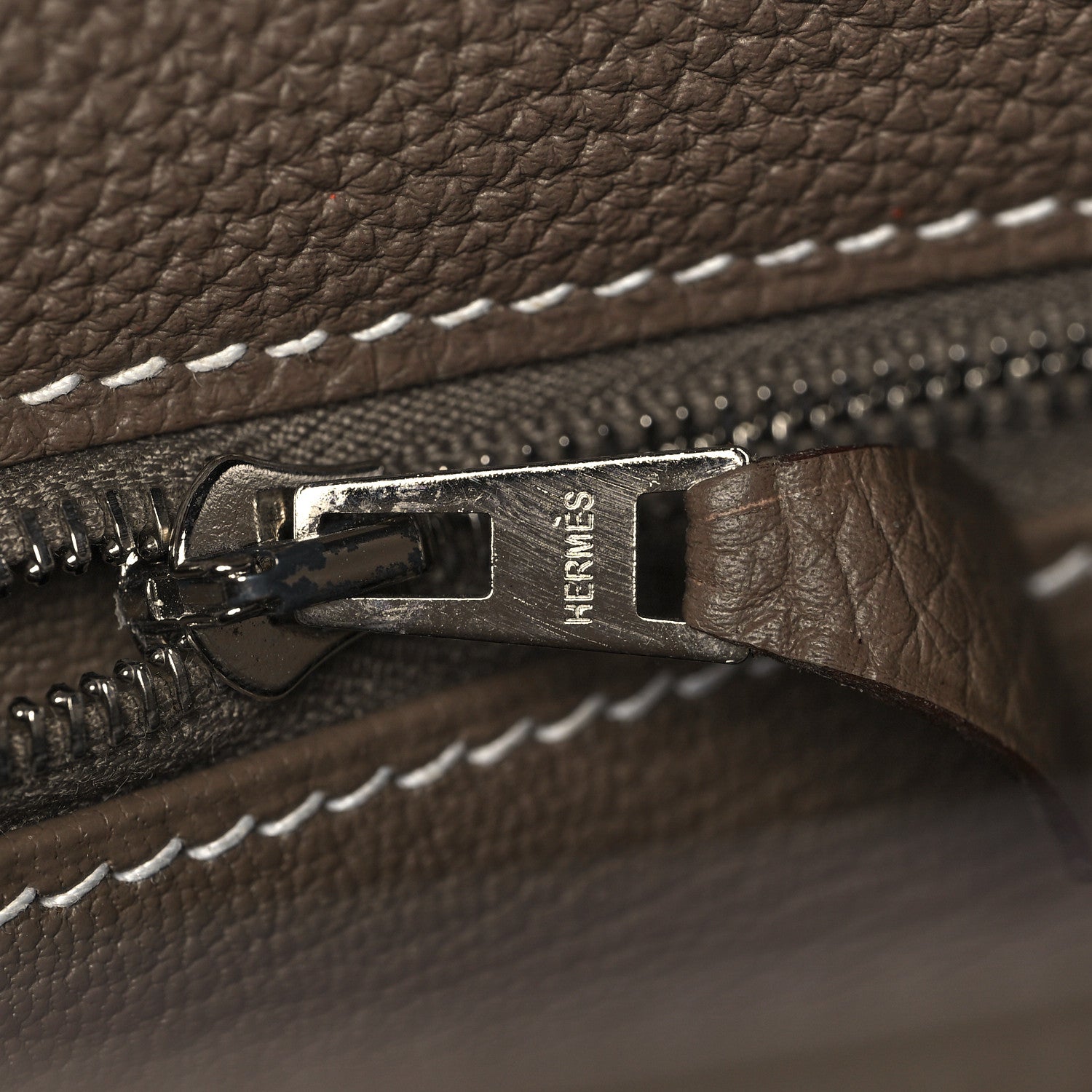 Hermes Togo Kelly Retourne 32 Etoupe 20 of 38