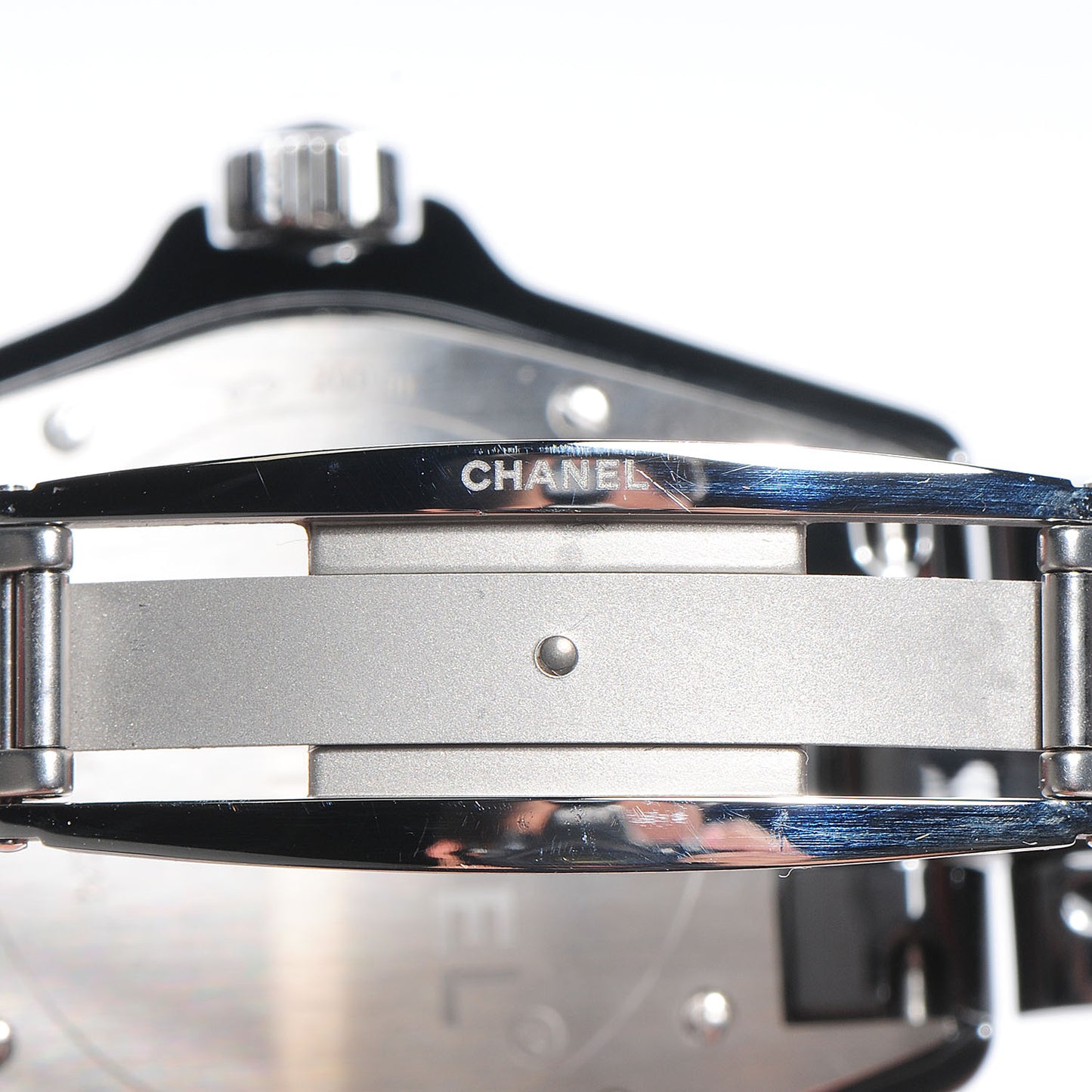 Stainless Steel Ceramic Diamond 38mm J12 Automatic Watch Black