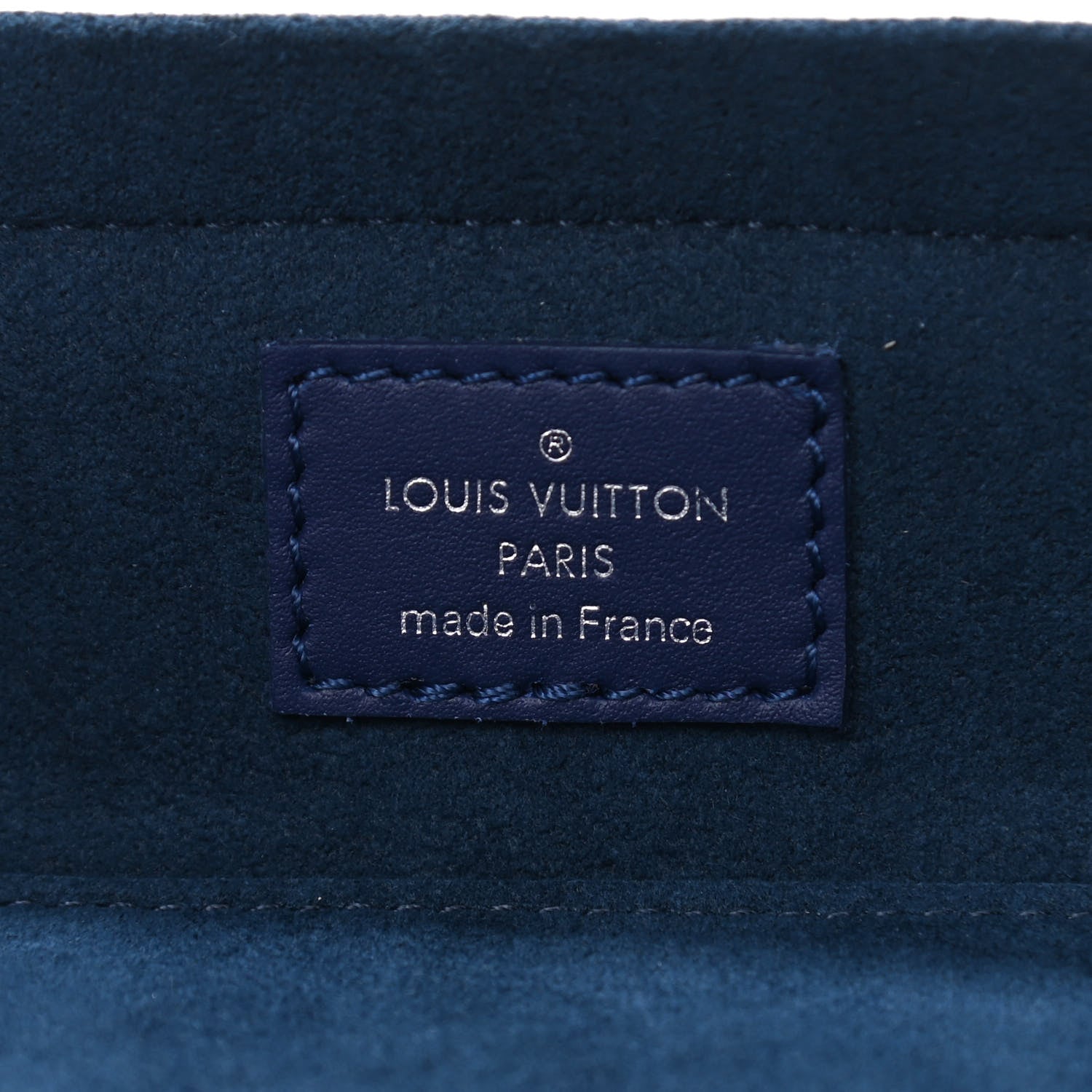 Louis Vuitton Cowhide Monogram Bandana Sunglasses Case GM Blue White 6 of 6