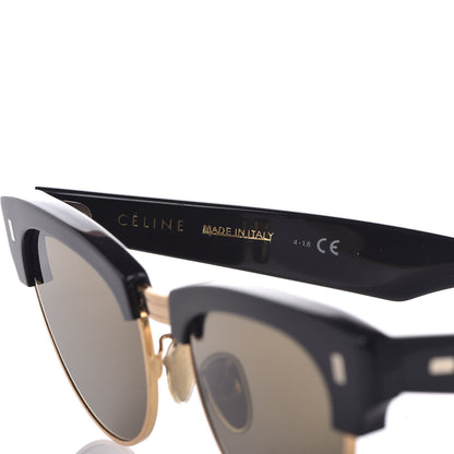 Celine Acetate Cat Eye Sunglasses CL40059U Black Gold 5 of 8