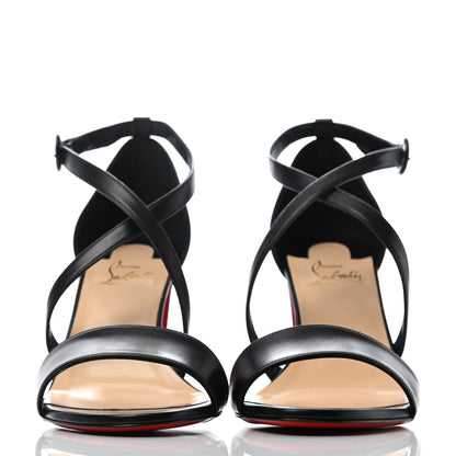 Christian Louboutin Nappa Loubi Bee Kid 85 Sandals 39.5 Black 2 of 5