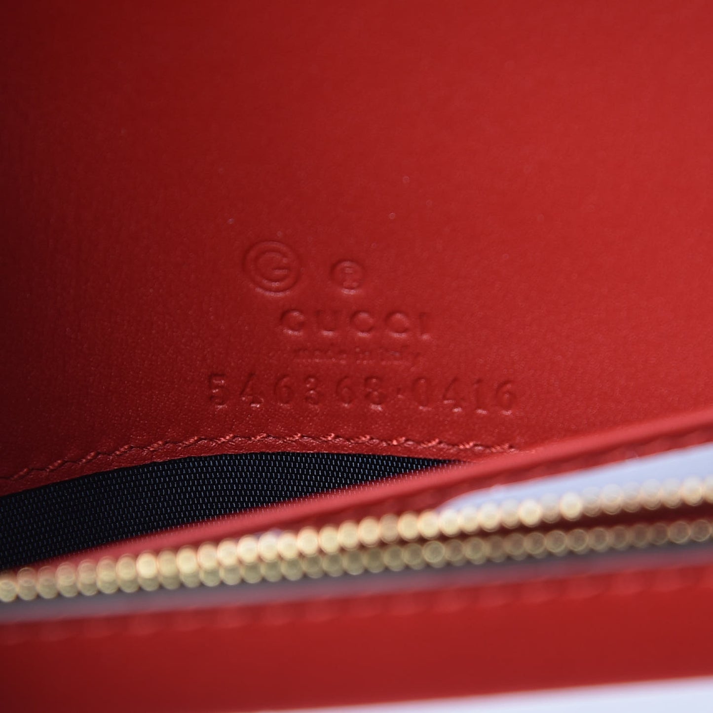 GG Supreme Monogram Blooms Chain Wallet Blue