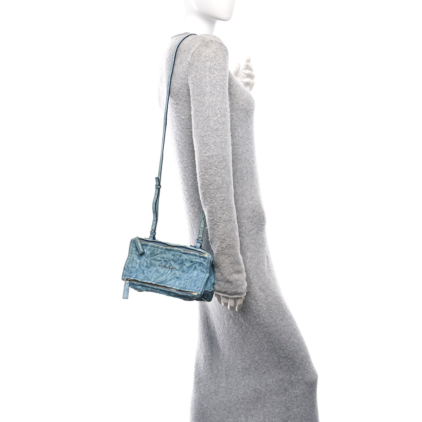 Tumbled Sheepskin Mini Pandora Sky Blue