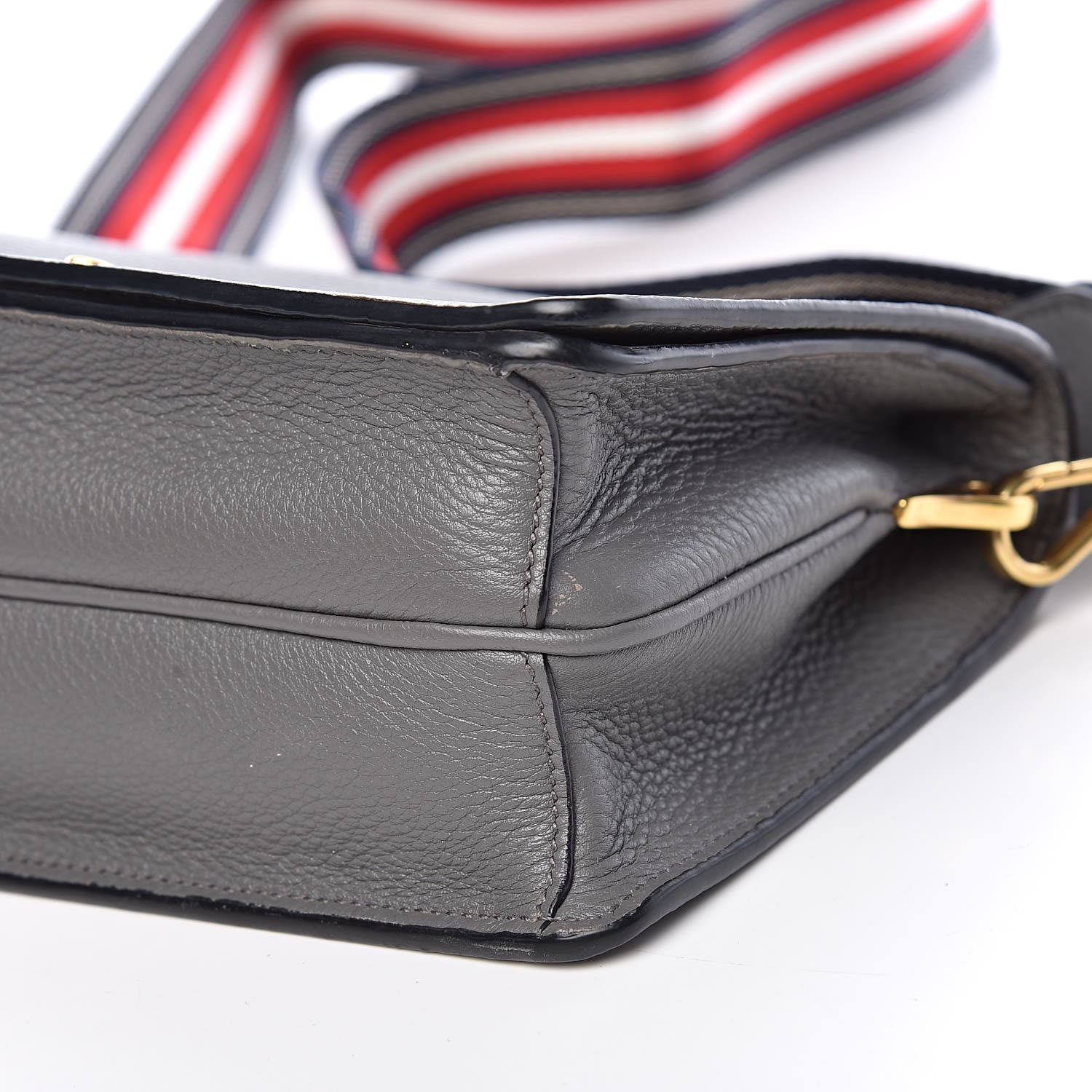 Prada Vitello Daino Crossbody Flap Marmo 10 of 10