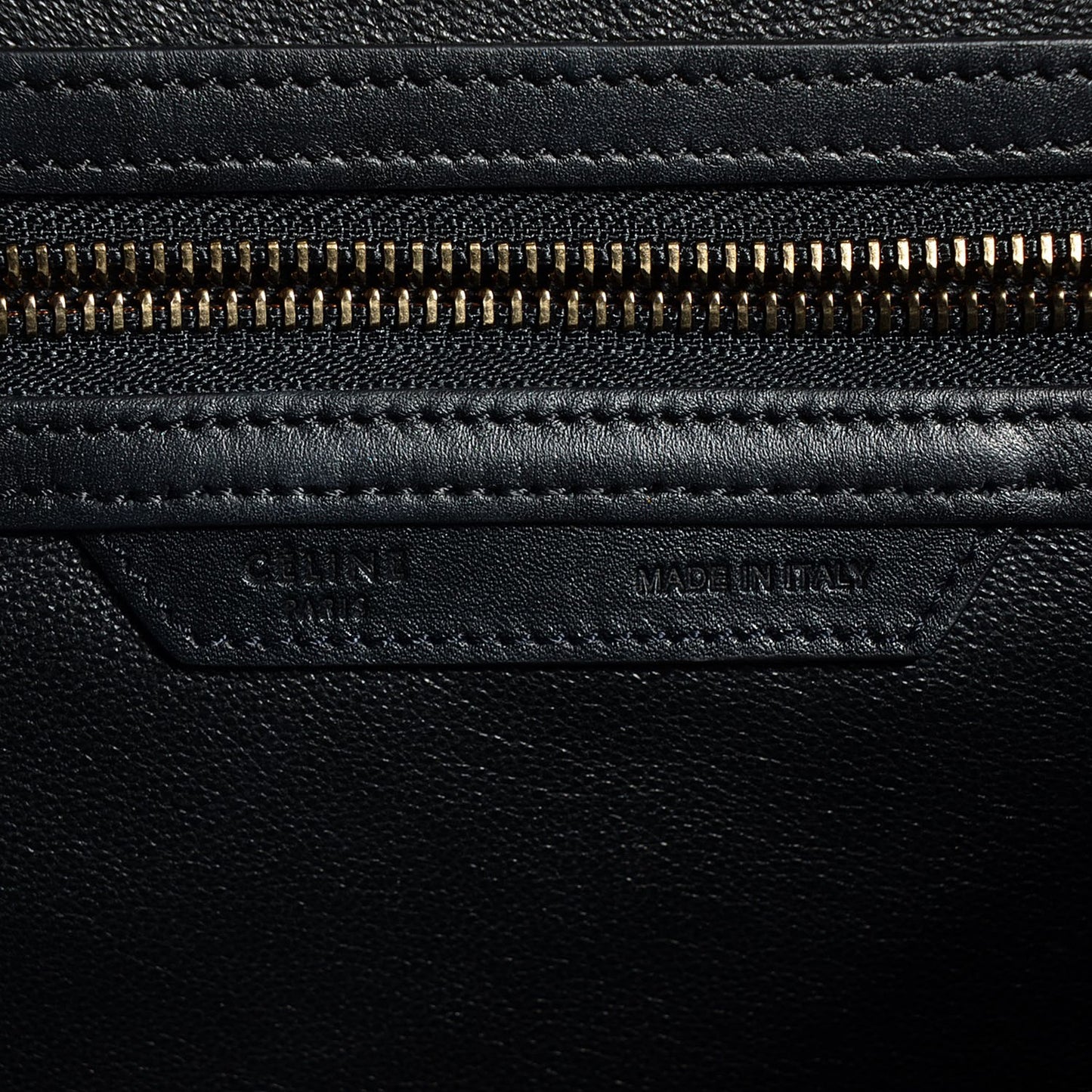 Smooth Calfskin Mini Tri-Color Luggage Indigo