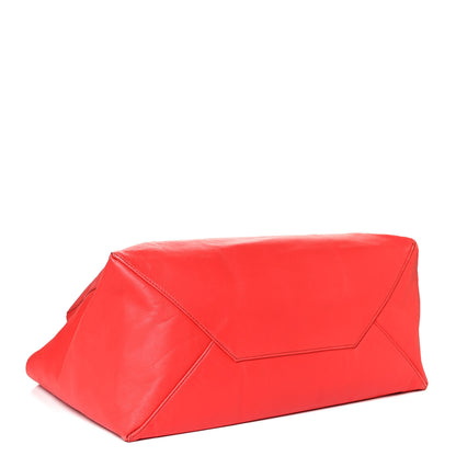 Celine Lambskin Horizontal Cabas Magenta 4 of 13