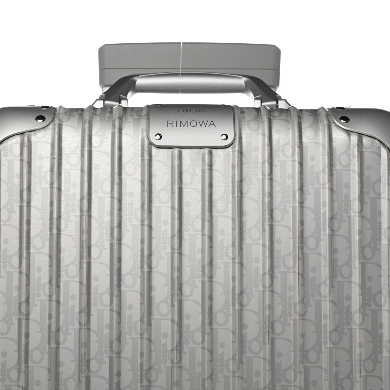 Christian Dior X RIMOWA Aluminum Gradient Cabin Luggage Silver 7 of 12